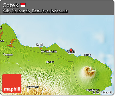 Physical 3D Map of Cotek