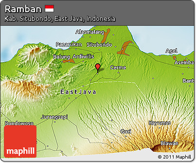 Physical 3D Map of Ramban