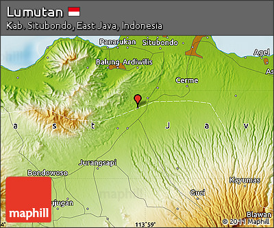 Physical Map of Lumutan