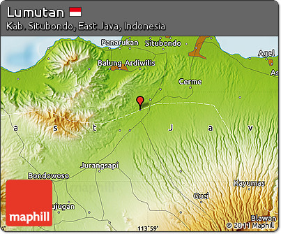 Physical Map of Lumutan