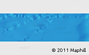 Shaded Relief Panoramic Map of the area around 7° 41' 23" S, 136° 46' 30" W