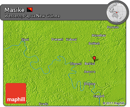 Physical 3D Map of Masike