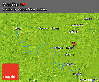 Physical 3D Map of Masike