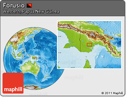 Physical Location Map of Forusio