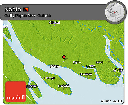 Physical 3D Map of Nabia
