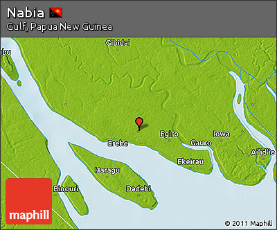 Physical 3D Map of Nabia