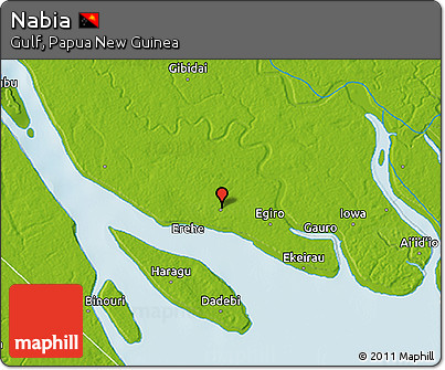 Physical 3D Map of Nabia