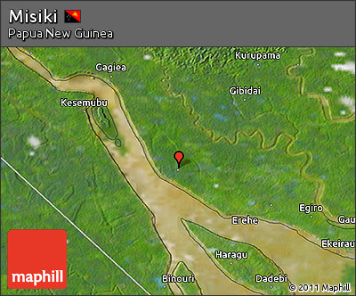 Satellite 3D Map of Misiki