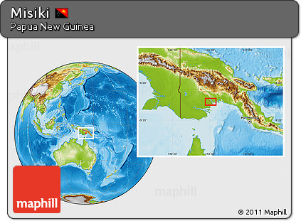 Physical Location Map of Misiki