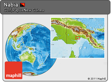 Physical Location Map of Nabia