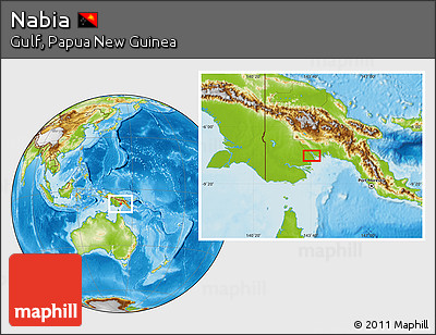 Physical Location Map of Nabia