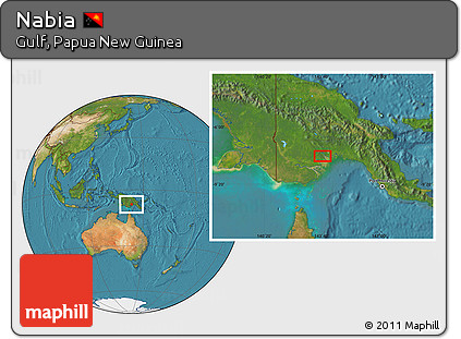 Satellite Location Map of Nabia