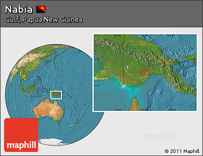 Satellite Location Map of Nabia