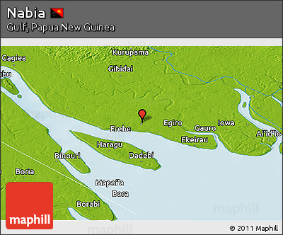 Physical Panoramic Map of Nabia