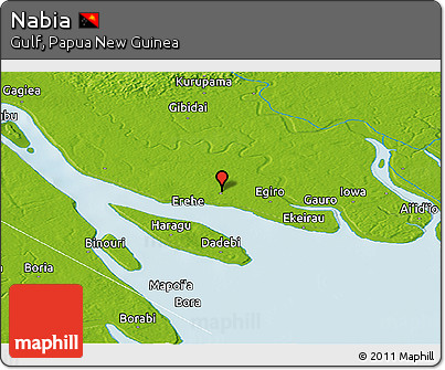 Physical Panoramic Map of Nabia