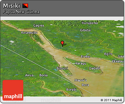 Satellite Panoramic Map of Misiki