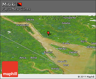 Satellite Panoramic Map of Misiki
