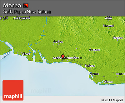 Physical 3D Map of Marea
