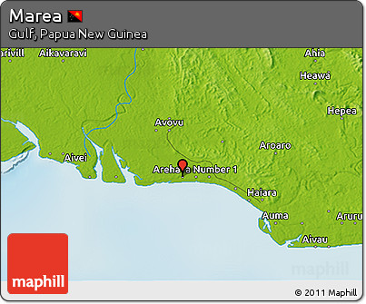 Physical 3D Map of Marea
