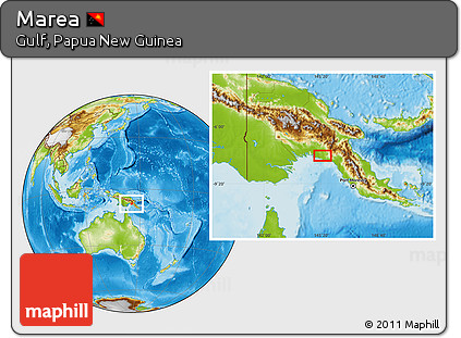 Physical Location Map of Marea