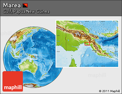 Physical Location Map of Marea