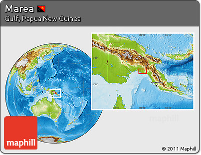Physical Location Map of Marea