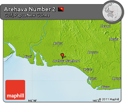 Physical Map of Arehava Number 2
