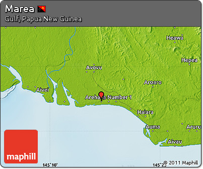 Physical Map of Marea