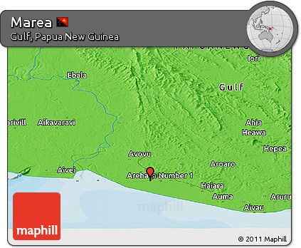 Political Panoramic Map of Marea