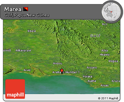 Satellite Panoramic Map of Marea