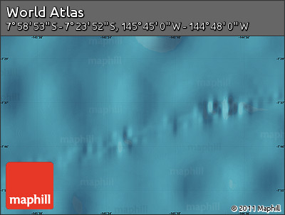 Satellite Map of the Area around 7° 41' 23" S, 145° 16' 30" W