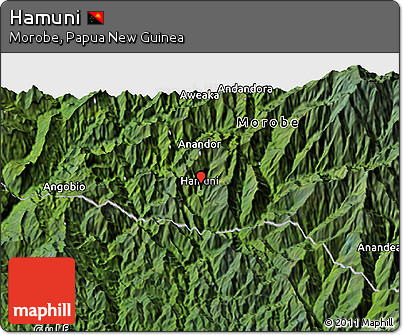 Satellite 3D Map of Hamuni
