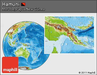 Physical Location Map of Hamuni