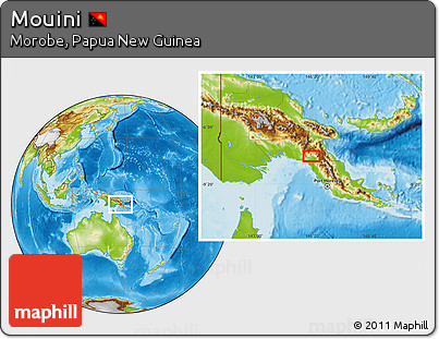 Physical Location Map of Mouini