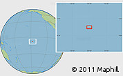 Savanna Style Location Map of the area around 7° 41' 23" S, 146° 58' 29" W