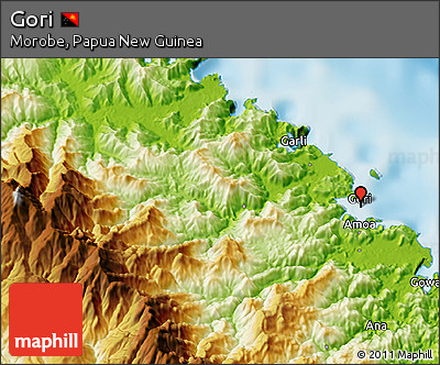 Physical 3D Map of Gori