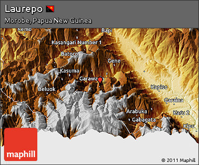 Physical 3D Map of Laurepo