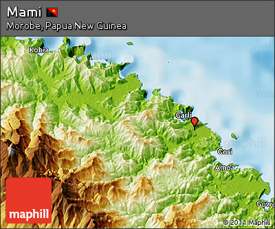 Physical 3D Map of Mami