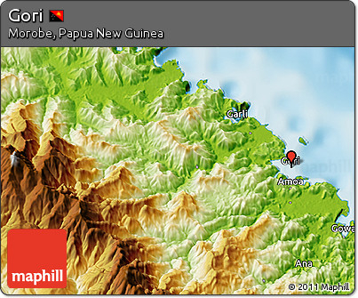 Physical 3D Map of Gori