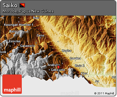 Physical 3D Map of Saiko