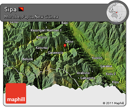 Satellite 3D Map of Sipa
