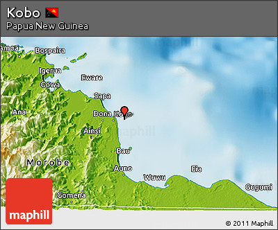 Physical 3D Map of Kobo