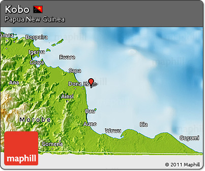Physical 3D Map of Kobo