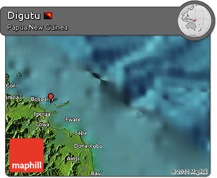 Satellite 3D Map of Digutu