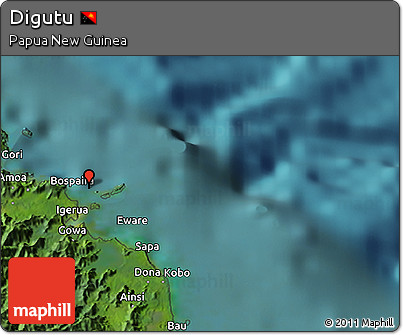 Satellite 3D Map of Digutu