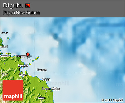 Physical Map of Digutu