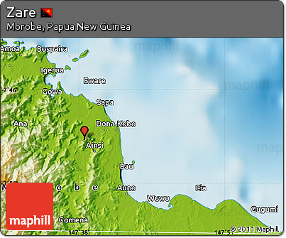 Physical Map of Zare