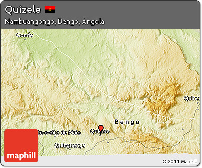 Physical 3D Map of Quizele