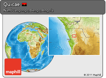 Physical Location Map of Quicae