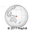 Outline Map of the Area around 7° 41' 23" S, 152° 13' 29" E, rectangular outline